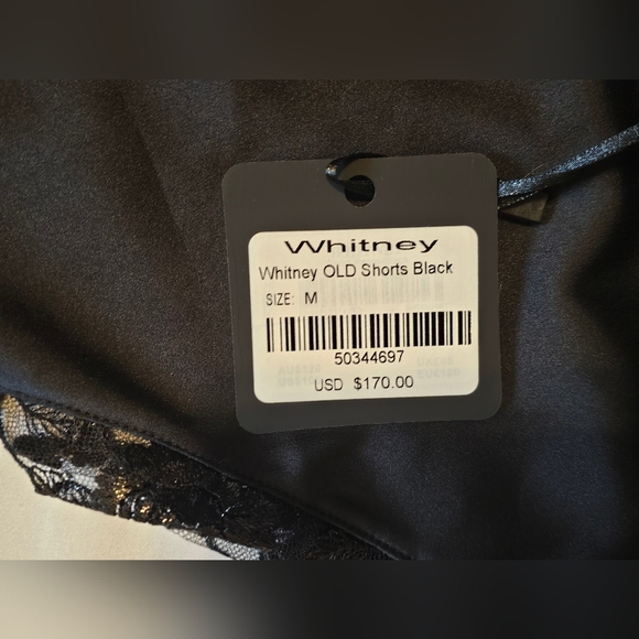 Honey Birdette Sold Out Whitney Black Cami And Briefs Set- Medium- NWT - Picture 11 of 14